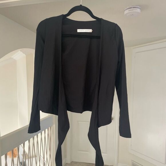 Susana Monaco Elegant Black Cardigan - Picture 1 of 5